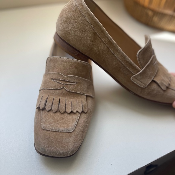 SUEDE MOCASINS SIZE 8 (38) - Picture 1 of 7